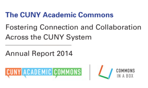 CUNY Annual Report frontpage